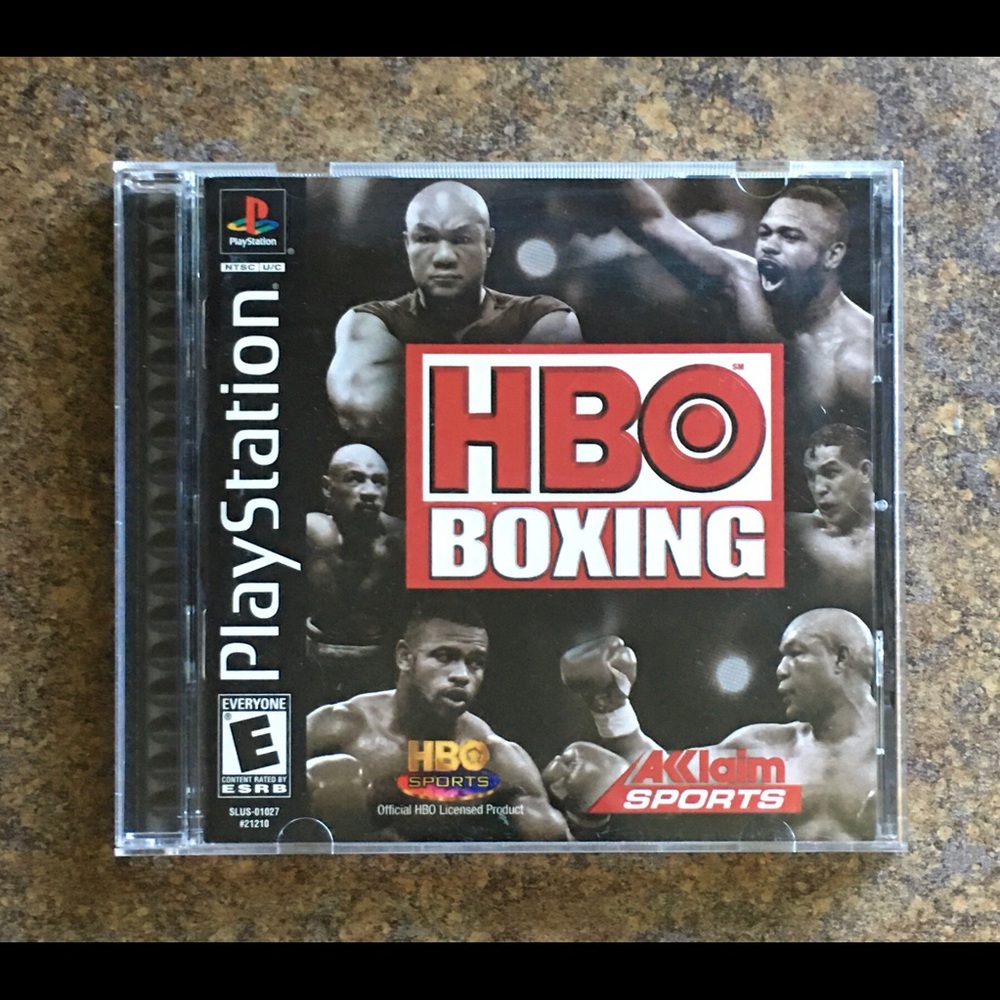 George Foreman Sony PlayStation HBO Boxing Video Game